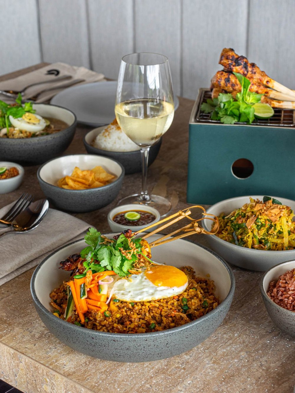 A main course at Ulekan Munduk