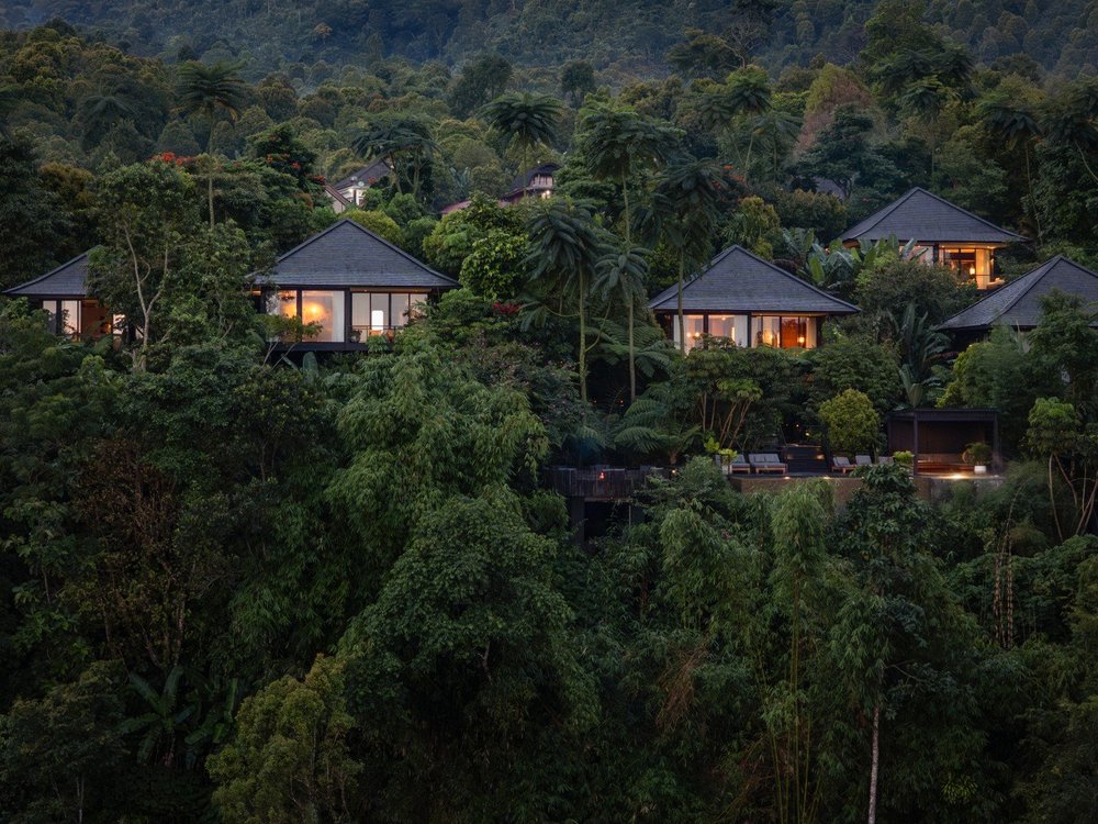 Munduk Cabins from the air